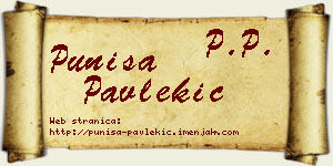 Puniša Pavlekić vizit kartica